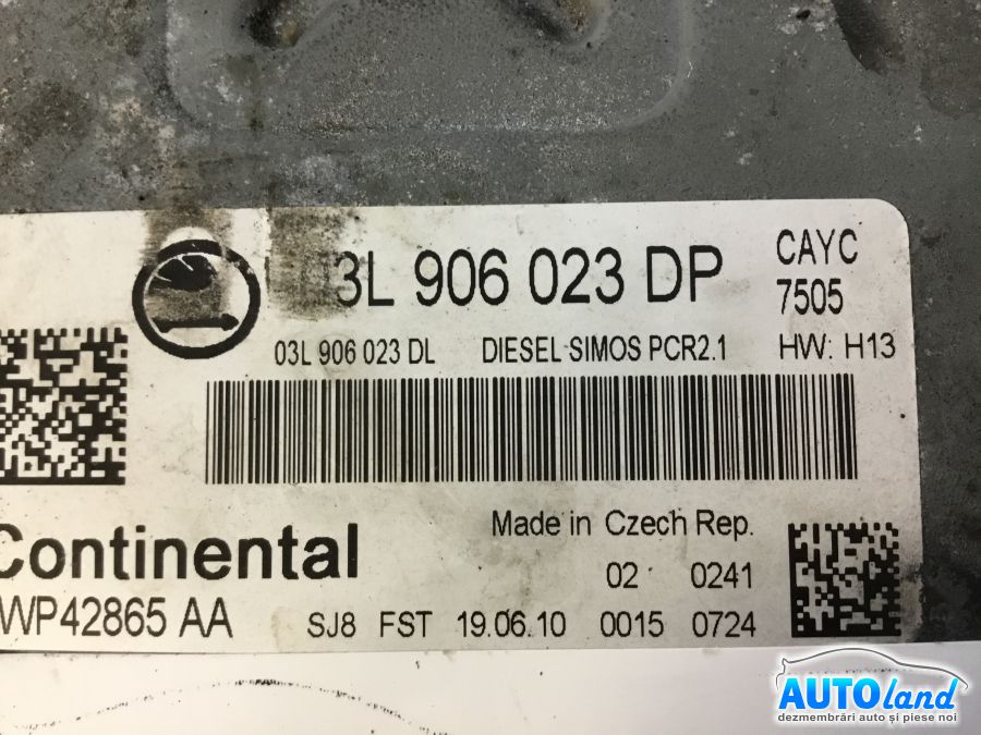Calculator Ecu Motor SKODA FABIA 2006-2025 Cod 03L906023DP