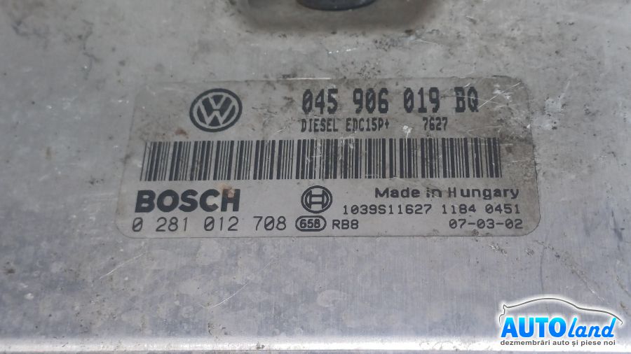 Calculator Ecu Motor SKODA FABIA 2006-2025 Cod 045906019BQ