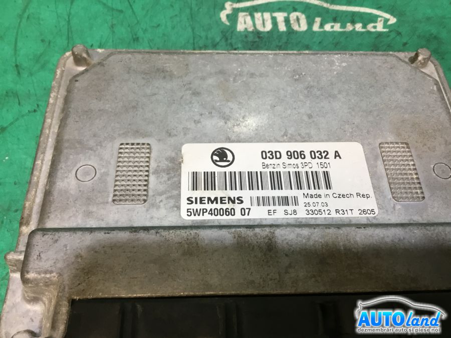 Calculator ECU Motor SKODA FABIA (6Y2) 1999-2025 Cod 03D906032A