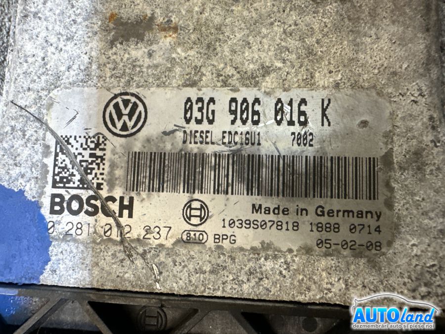 Calculator ECU Motor SKODA OCTAVIA (1Z3) 2004-2025 Cod 03G906016K