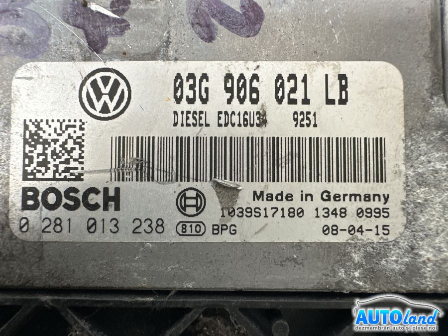 Calculator ECU Motor SKODA OCTAVIA (1Z3) 2004-2025 Cod 03G906021LB