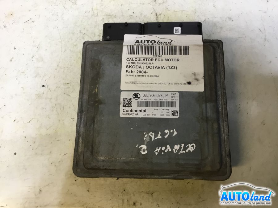 Calculator Ecu Motor SKODA OCTAVIA (1Z3) 2004-2025 Cod 03L906023LP