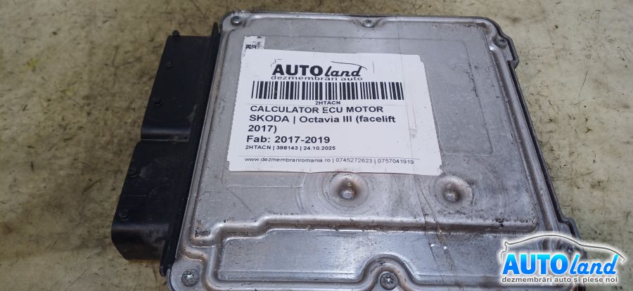 Calculator Ecu Motor SKODA Octavia III (facelift 2017) 2017-2019 Cod 04L907309B