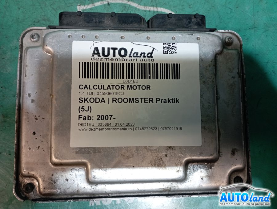 Calculator ECU Motor SKODA ROOMSTER Praktik (5J) 2007-2025 Cod 045906019CJ