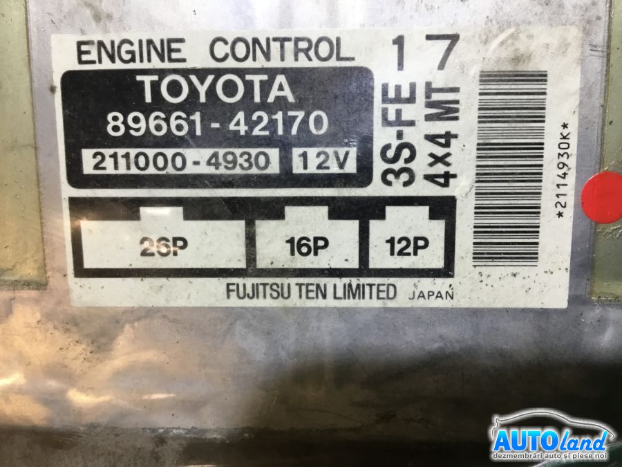 Calculator ECU Motor TOYOTA RAV 4 I (SXA1_) 1994-2000 Cod 8966142170