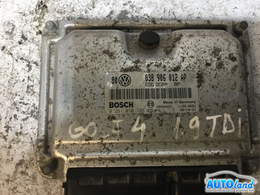Calculator ECU Motor VOLKSWAGEN GOLF IV (1J1) 1997-2005 Cod 038906012AP