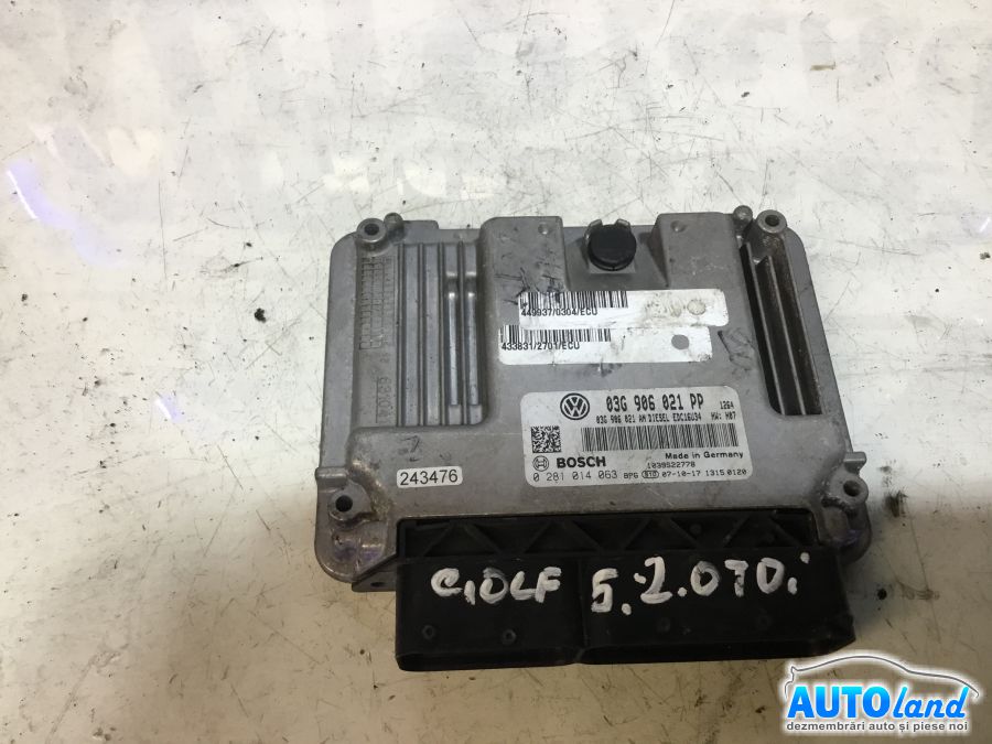 Calculator ECU Motor VOLKSWAGEN GOLF V (1K1) 2003-2025 Cod 03G906021PP