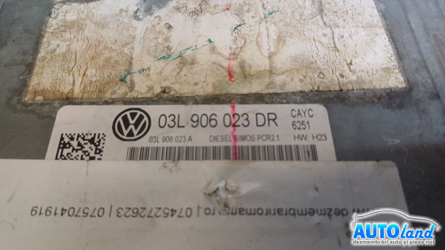 Calculator ECU Motor VOLKSWAGEN GOLF VI 2008-2025 Cod 03L906023DR