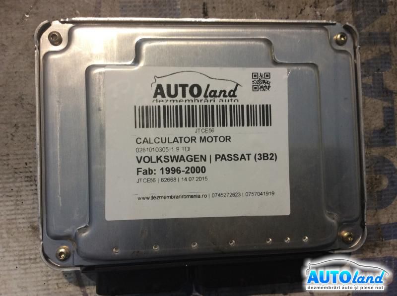 Calculator ECU Motor VOLKSWAGEN PASSAT (3B2) 1996-2000 Cod 038906019BK