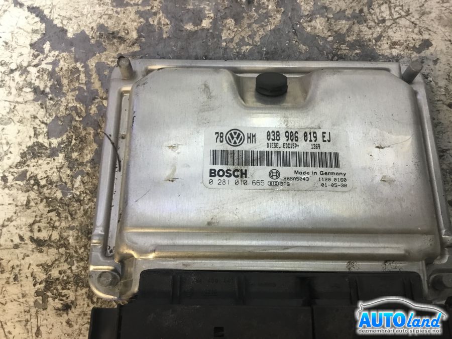 Calculator ECU Motor VOLKSWAGEN PASSAT (3B3) 2000-2005 Cod 038906019EJ