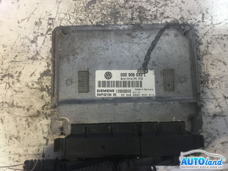 Calculator ECU Motor VOLKSWAGEN POLO (9N_) 2001-2025 Cod 03E906033L