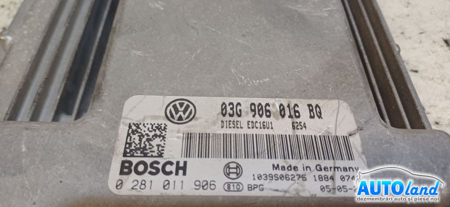 Calculator ECU Motor VOLKSWAGEN TOURAN (1T1,1T2) 2003-2026 Cod 03G906016BQ