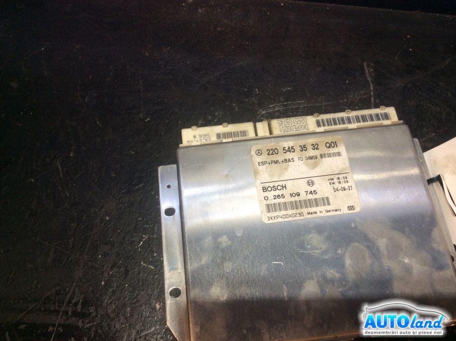 Calculator Suspensie MERCEDES-BENZ S-CLASS (W220) 1998-2005 Cod 2205453532