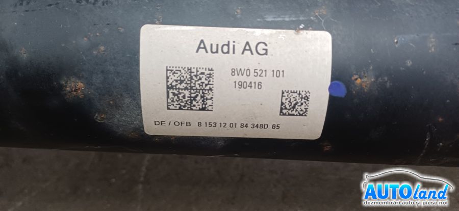 Cardan AUDI A4 Avant (B9 8W) 2015-2018 Cod 8W0521101