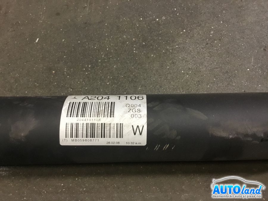 Cardan MERCEDES-BENZ C-CLASS (W204) 2007-2025 Cod A2041106