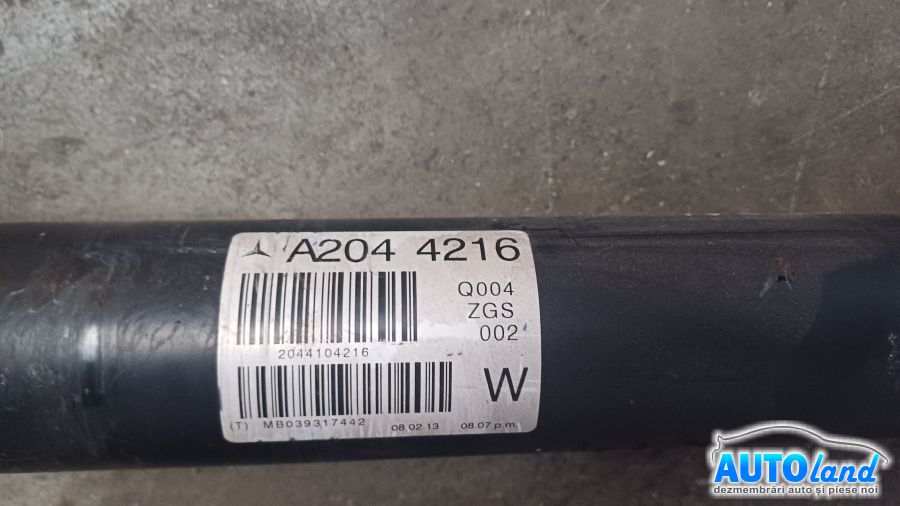 Cardan MERCEDES-BENZ C-CLASS (W204) 2007-2025 Cod A2044216