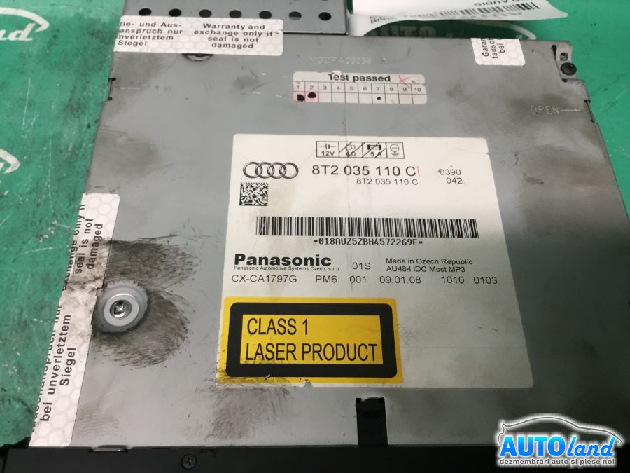 CD Player auto AUDI A5 2007-2025 Cod 8T2035110C