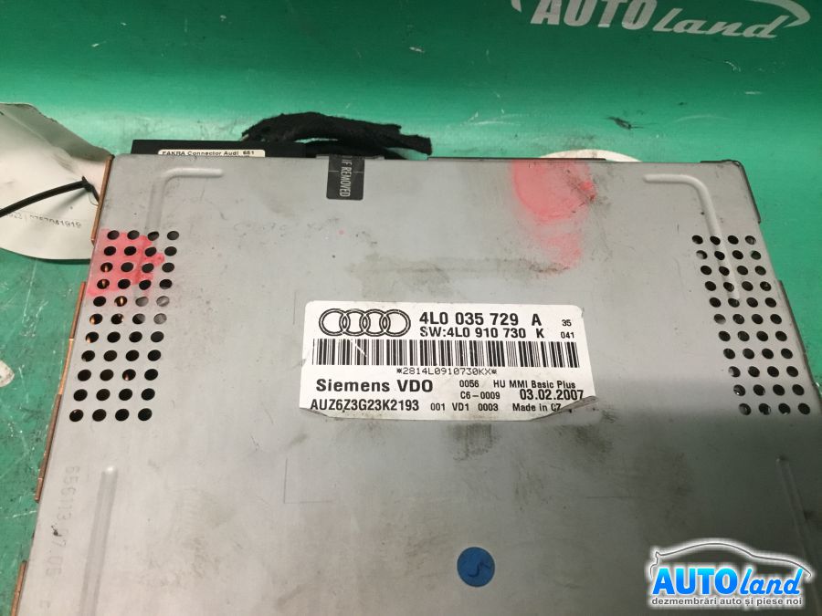 CD Player auto AUDI Q7 (4L) 2006-2025 Cod 4L0035729A