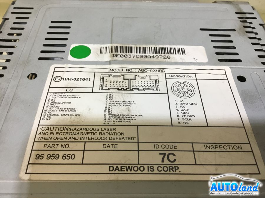 Cd Player Auto CHEVROLET CAPTIVA 2006-2025 Cod 10R021641