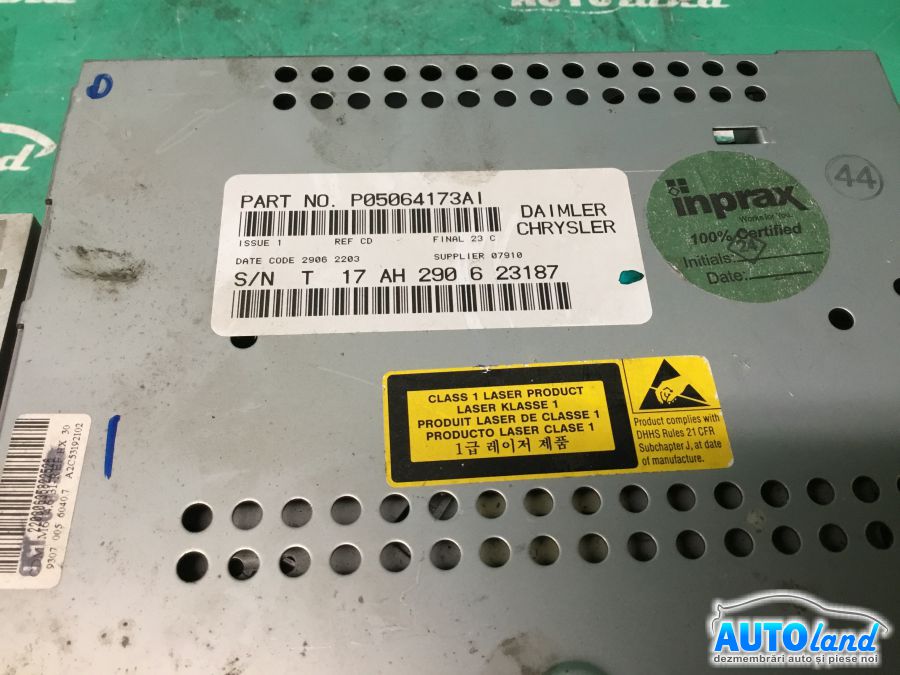 CD Player auto CHRYSLER PT CRUISER (PT_) 2000-2025 Cod 29062203