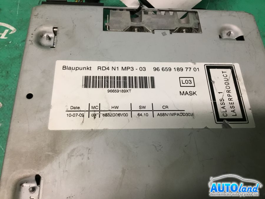 CD Player auto CITROEN C3 Picasso 2009-2025 Cod 966591897701