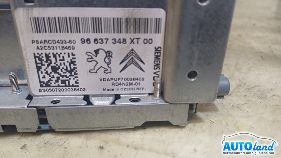 Cd Player Auto CITROEN C4 Grand Picasso (UA_) 2006-2025 Cod 96637348XT