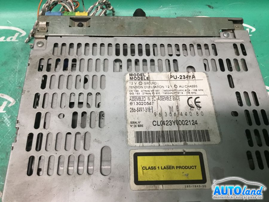 CD Player auto CITROEN C5 (RC_) 2004-2008 Cod CL0423Y0002124