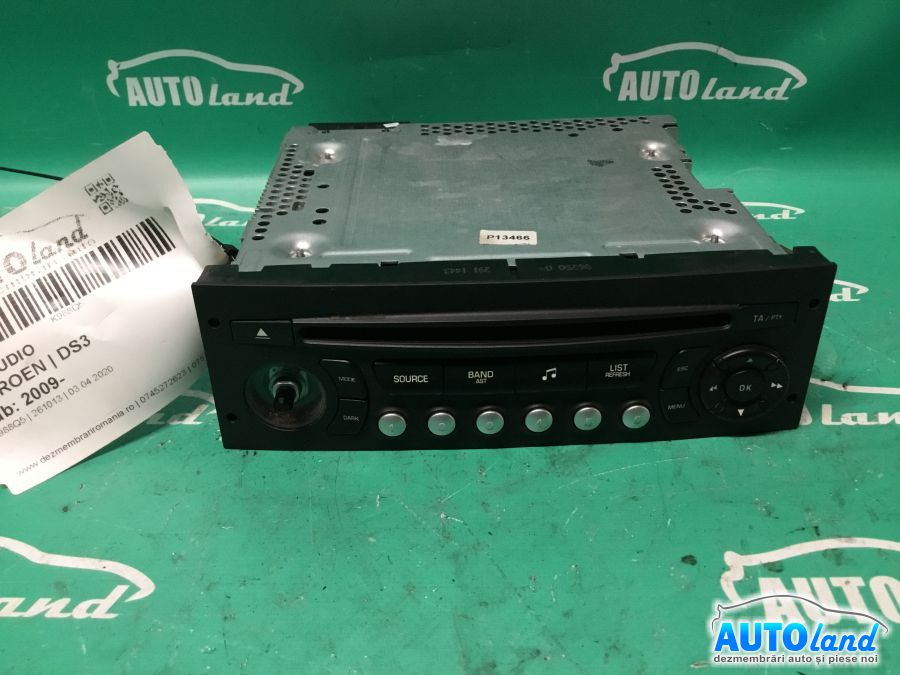 CD Player auto CITROEN DS3 2009-2025 Cod 96750215XT