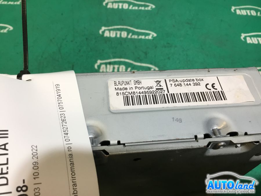 CD Player auto LANCIA DELTA III 2008-2025 Cod 8635133228