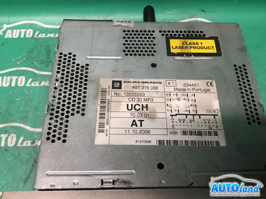 CD Player auto OPEL ASTRA H 2004-2025 Cod 497316088