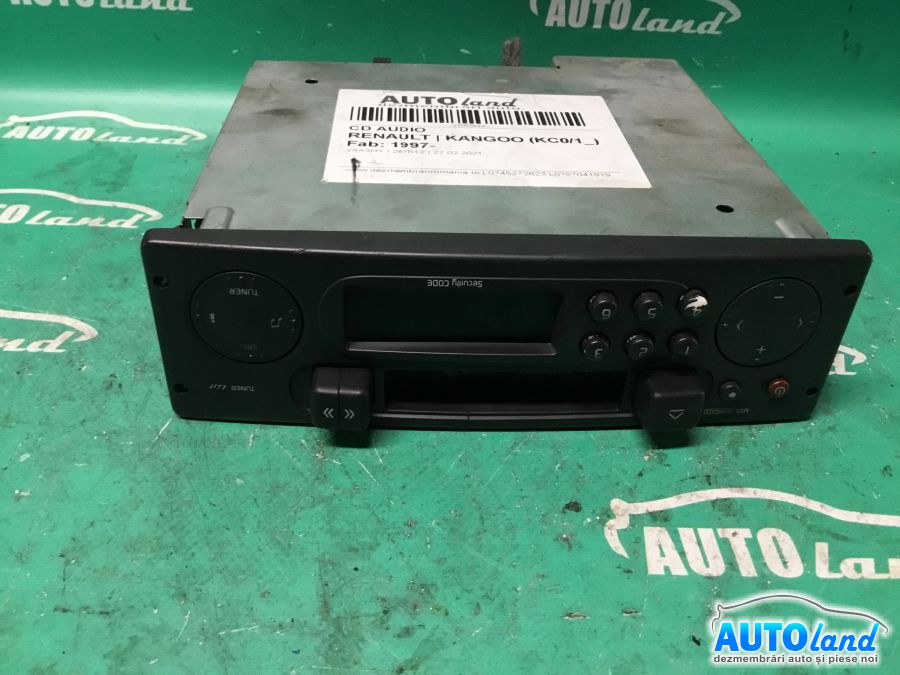 CD Player auto RENAULT KANGOO (KC0/1_) 1997-2025 Cod 8200113800