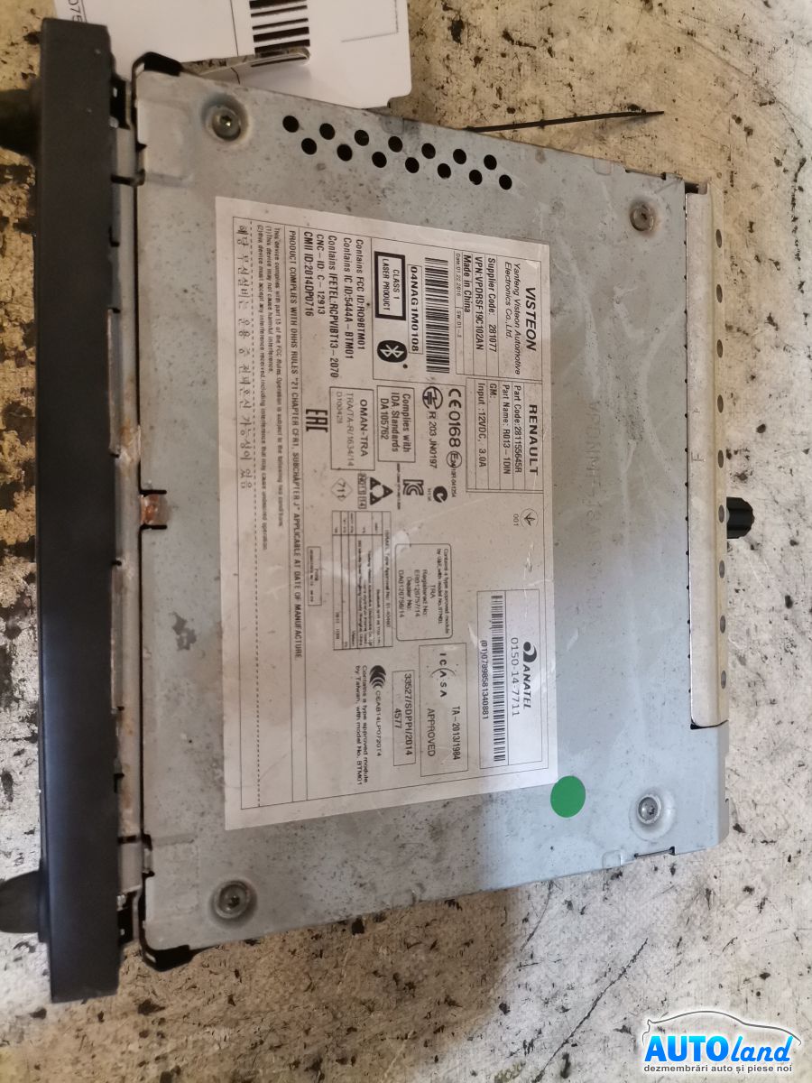 Cd Player Auto RENAULT MASTER III 2010-2026 Cod 281155645R