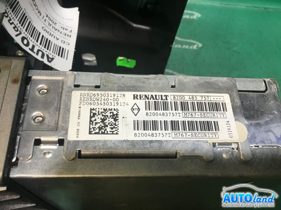 CD Player auto RENAULT MODUS (F/JP0_) 2004-2025