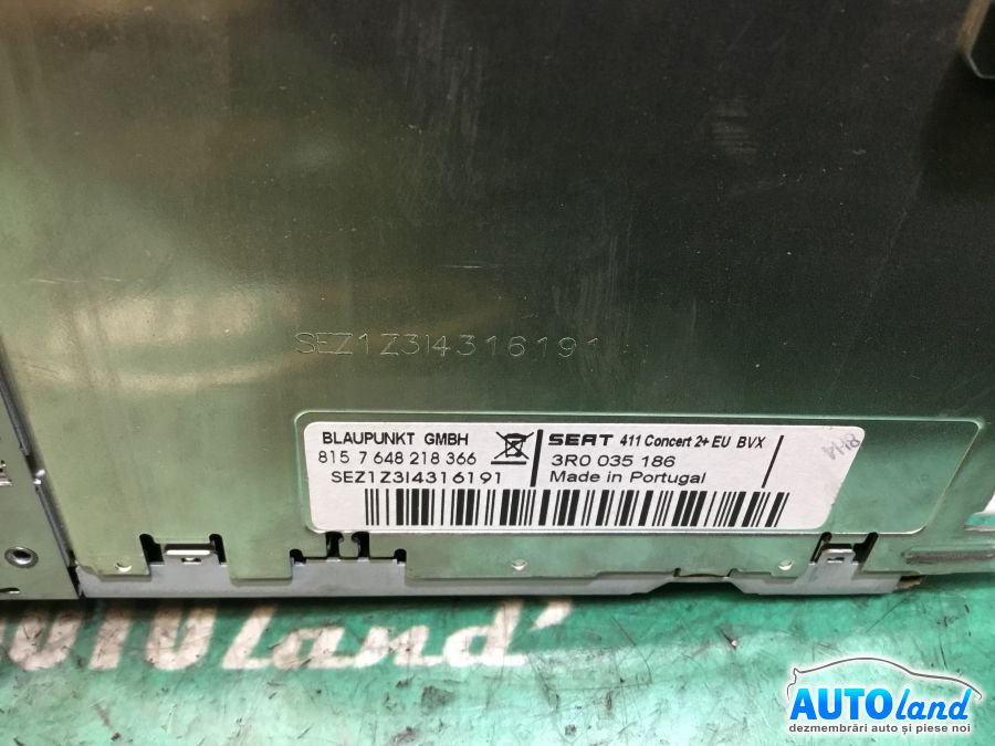 CD Player auto SEAT EXEO 2009-2025 Cod 3R0035186