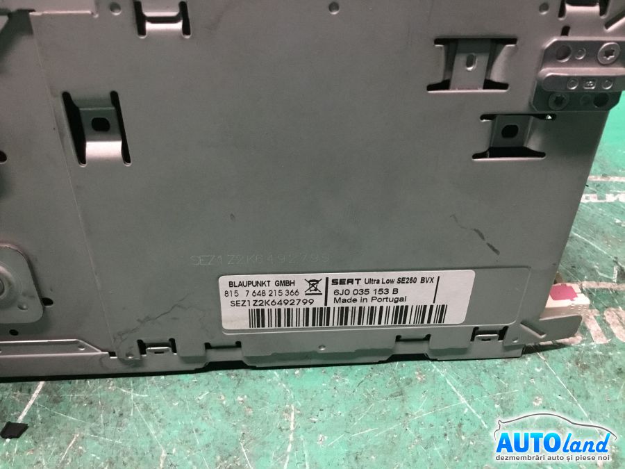 CD Player auto SEAT IBIZA V (6J5) 2008-2025 Cod 6J0035153B