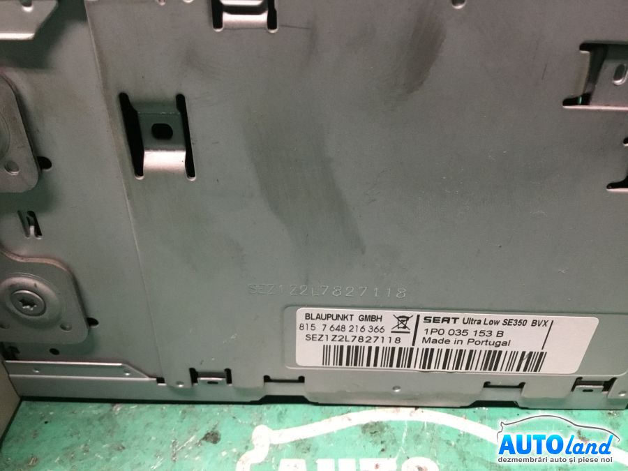 CD Player auto SEAT LEON (1P1) 2005-2013 Cod 1P0035153B