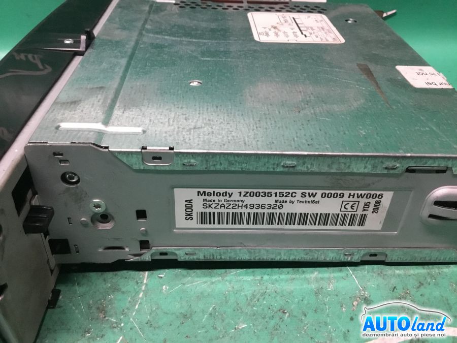 CD Player auto SKODA OCTAVIA (1Z3) 2004-2025 Cod 1Z0035152C