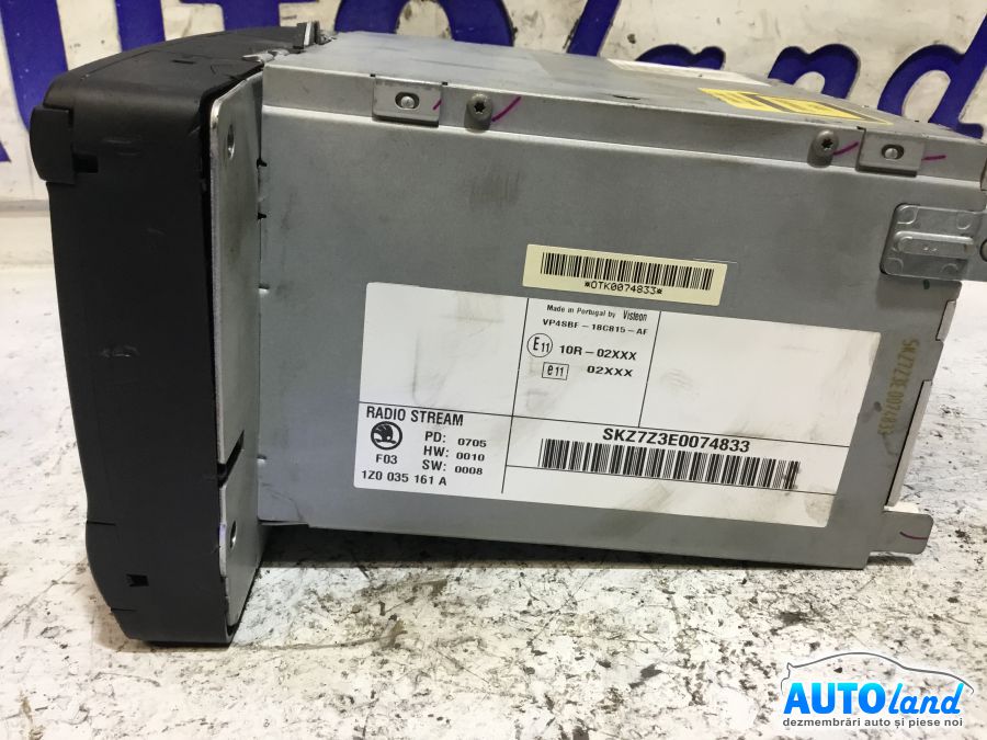 CD Player auto SKODA OCTAVIA (1Z3) 2004-2025 Cod 1Z0035161A