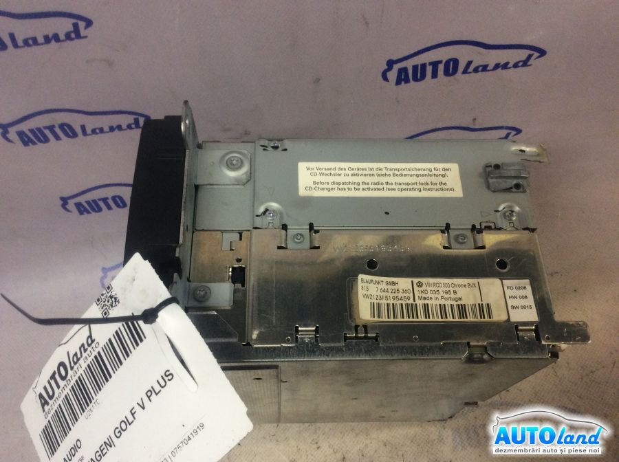 CD Player auto VOLKSWAGEN GOLF V PLUS (5M1) 2005-2025 Cod 1K0035195B