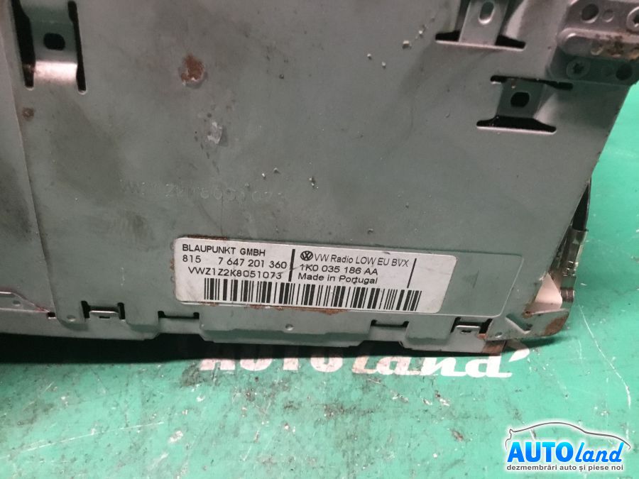 CD Player auto VOLKSWAGEN GOLF VI 2008-2025 Cod 1K0035186AA