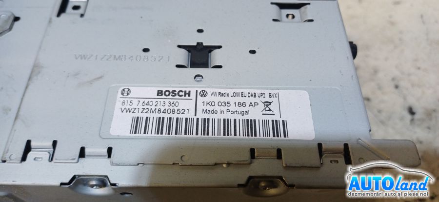 Cd Player Auto VOLKSWAGEN PASSAT (3AA,B7) 2011-2026 Cod 1K0035186AP