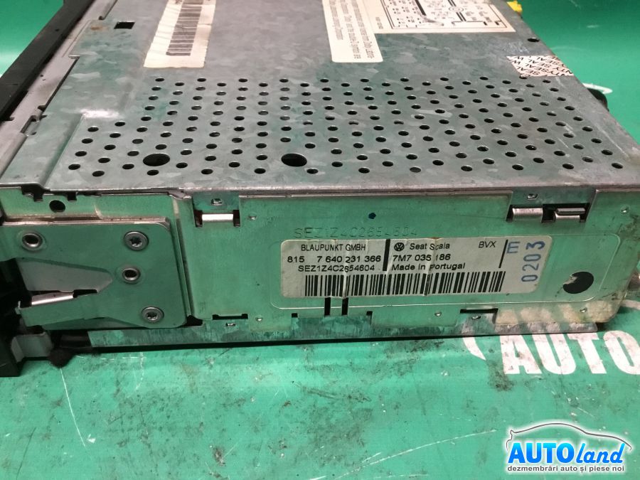 CD Player auto VOLKSWAGEN SHARAN 2000-2010 Cod 7M7035186