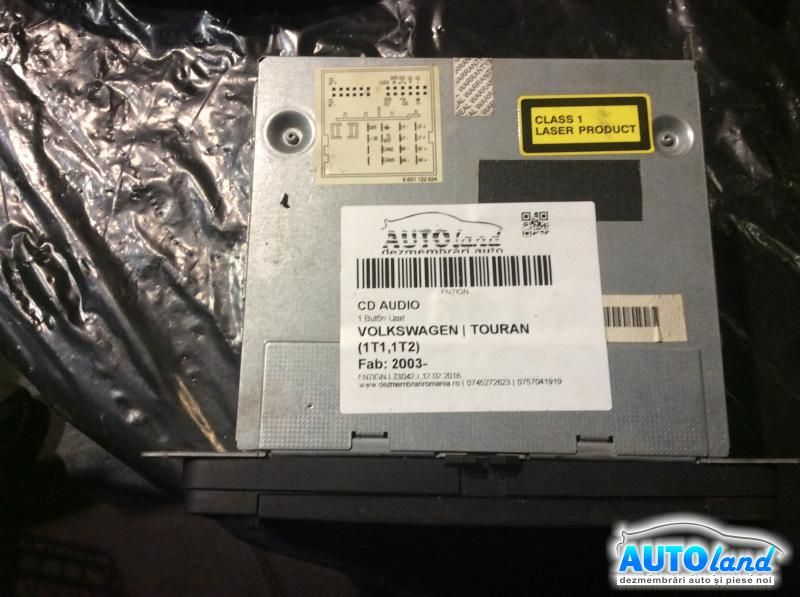 CD Player auto VOLKSWAGEN TOURAN (1T1,1T2) 2003-2025 Cod 1K0035186C