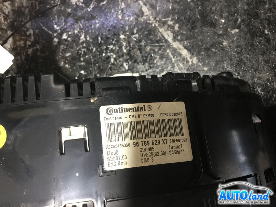 Ceas Bord CITROEN C4 (B7) 2009-2025 Cod 96769629XT