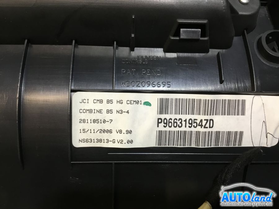 Ceas Bord CITROEN C4 (LC_) 2004-2025 Cod 96631954ZD