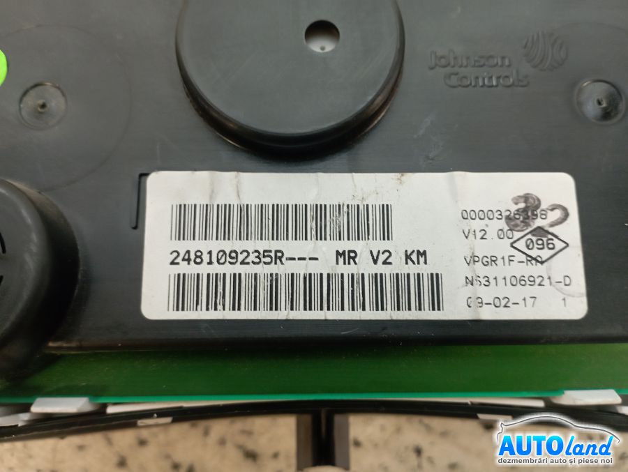 Ceas Bord DACIA SANDERO II 2013-2026 Cod 248109235R