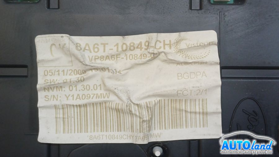 Ceas Bord FORD FIESTA VI 2008-2025 Cod 8A6T10849CH