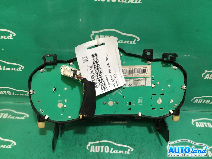 Ceas Bord PEUGEOT 207 (WA_,WC_) 2006-2025 Cod 9662904980