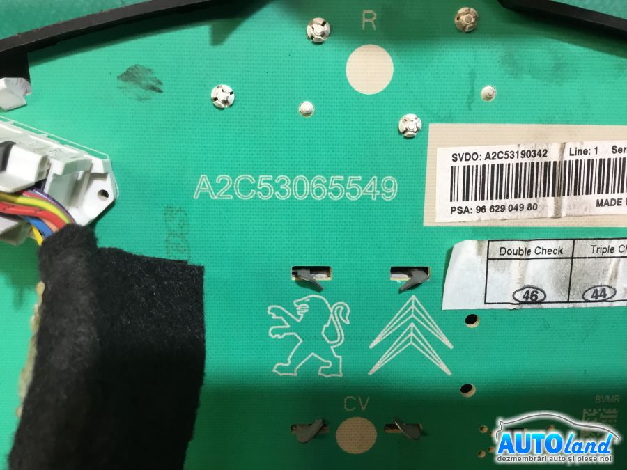 Ceas Bord PEUGEOT 207 (WA_,WC_) 2006-2025 Cod 9662904980