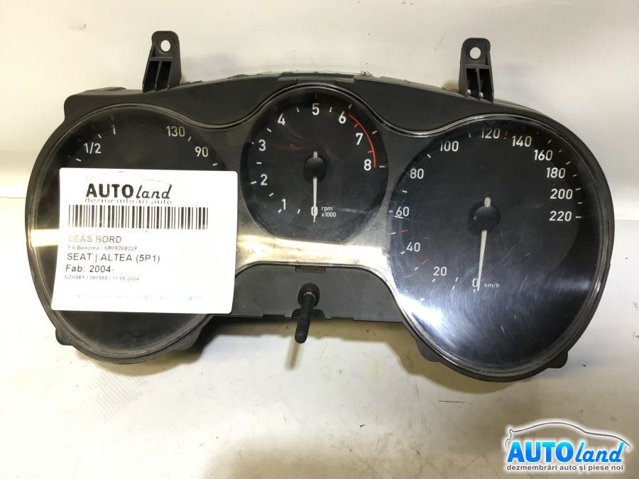 Ceas Bord SEAT ALTEA (5P1) 2004-2025 Cod 5P0920822F